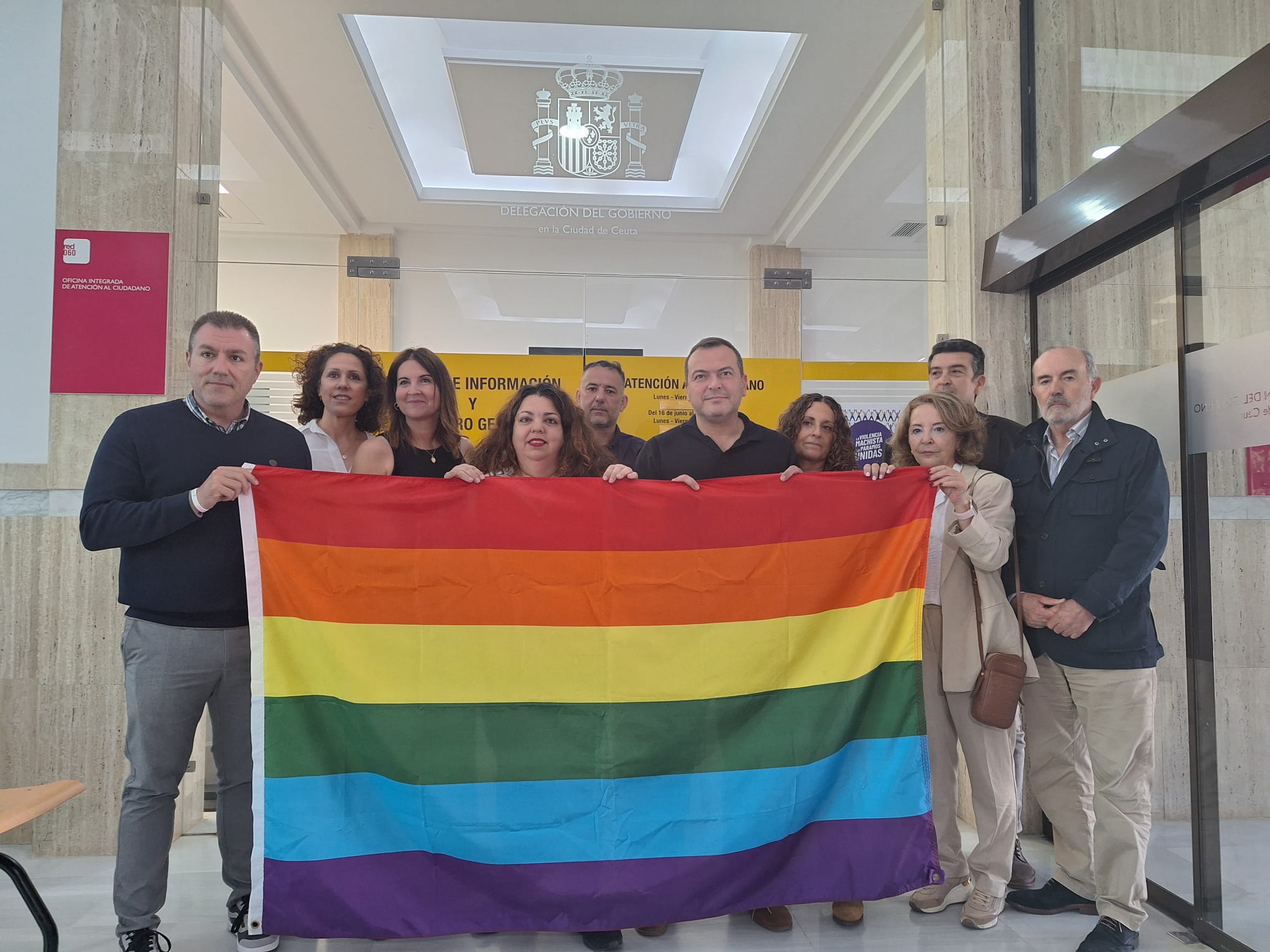 Ceuta se suma al Día Internacional contra la LGTBIfobia con un acto institucional en la Delegación del Gobierno
