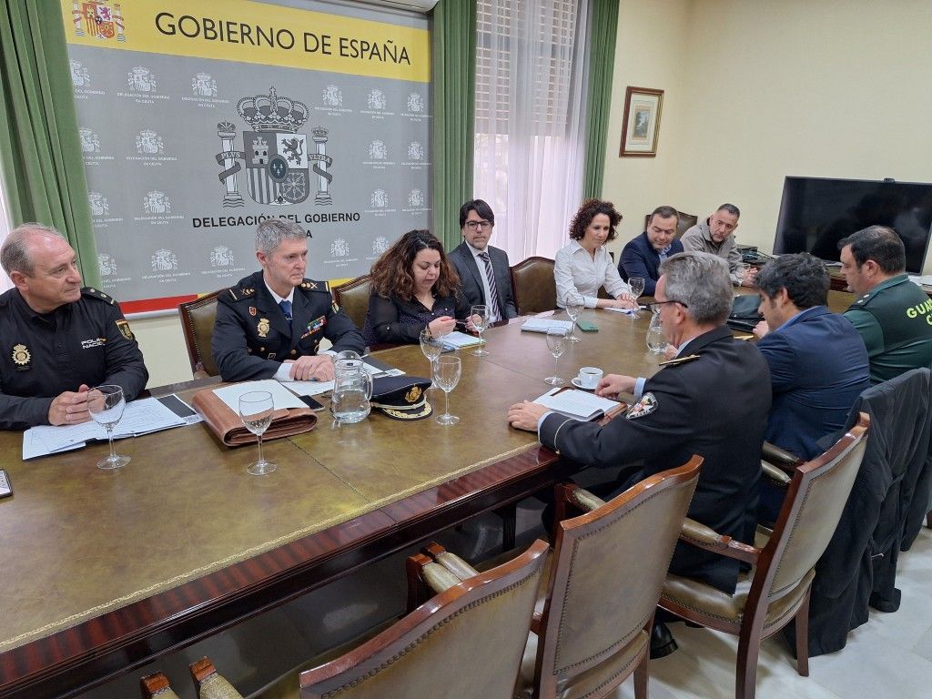Ciudad y Delegación del Gobierno concretan el dispositivo de seguridad para la Semana Santa