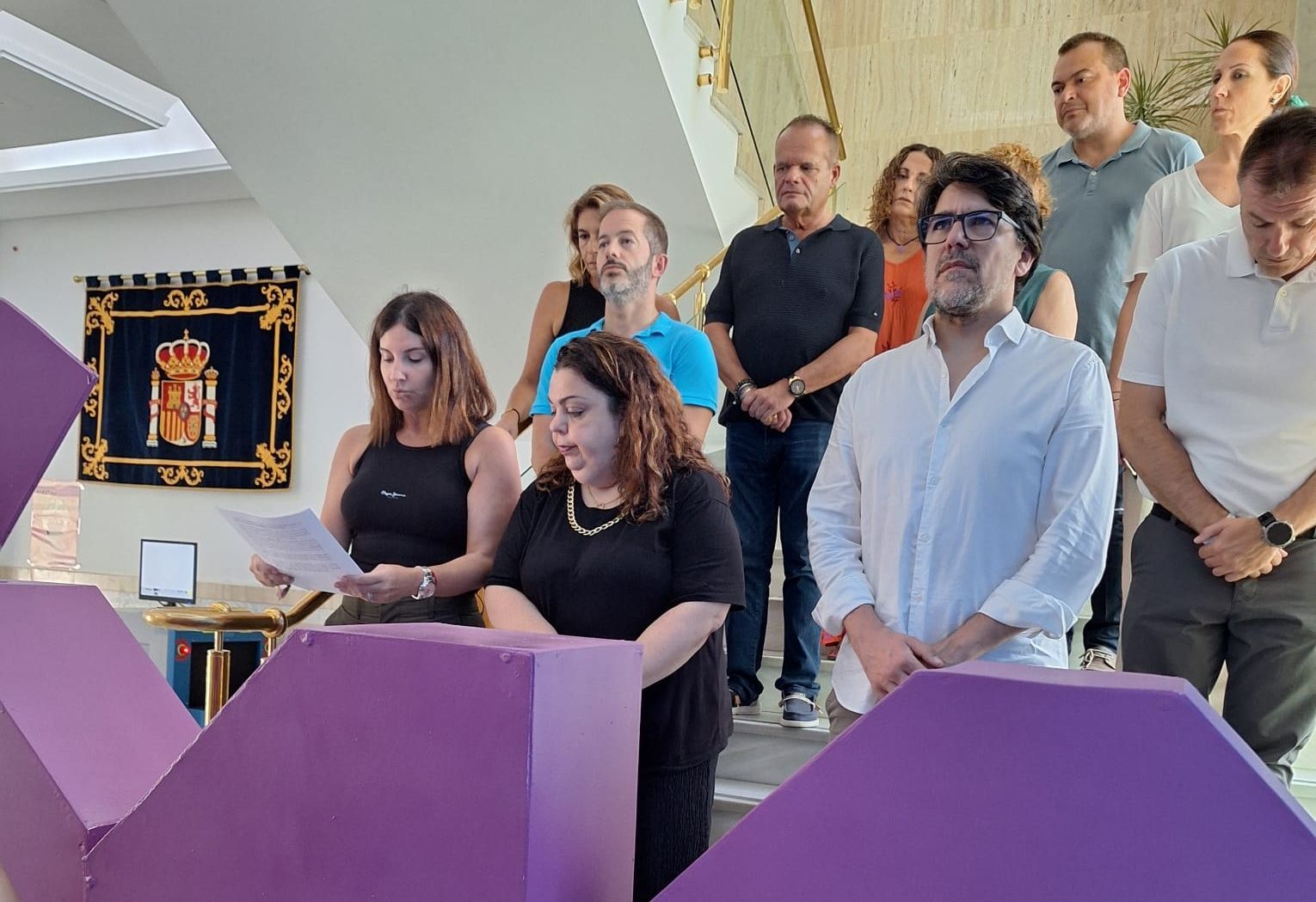 La Delegación del Gobierno guarda un nuevo minuto de silencio por otra víctima de violencia de género