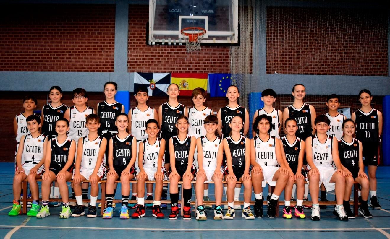 Las selecciones ceutíes de minibasket disputarán el Campeonato de España Autonómico