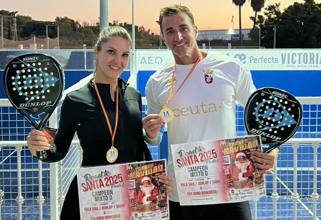El ceutí Mariano Catarecha consigue varios triunfos en pádel en Marbella