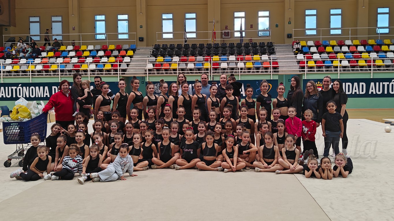 La Federación de Gimnasia de Ceuta realiza una jornada solidaria de puertas abiertas