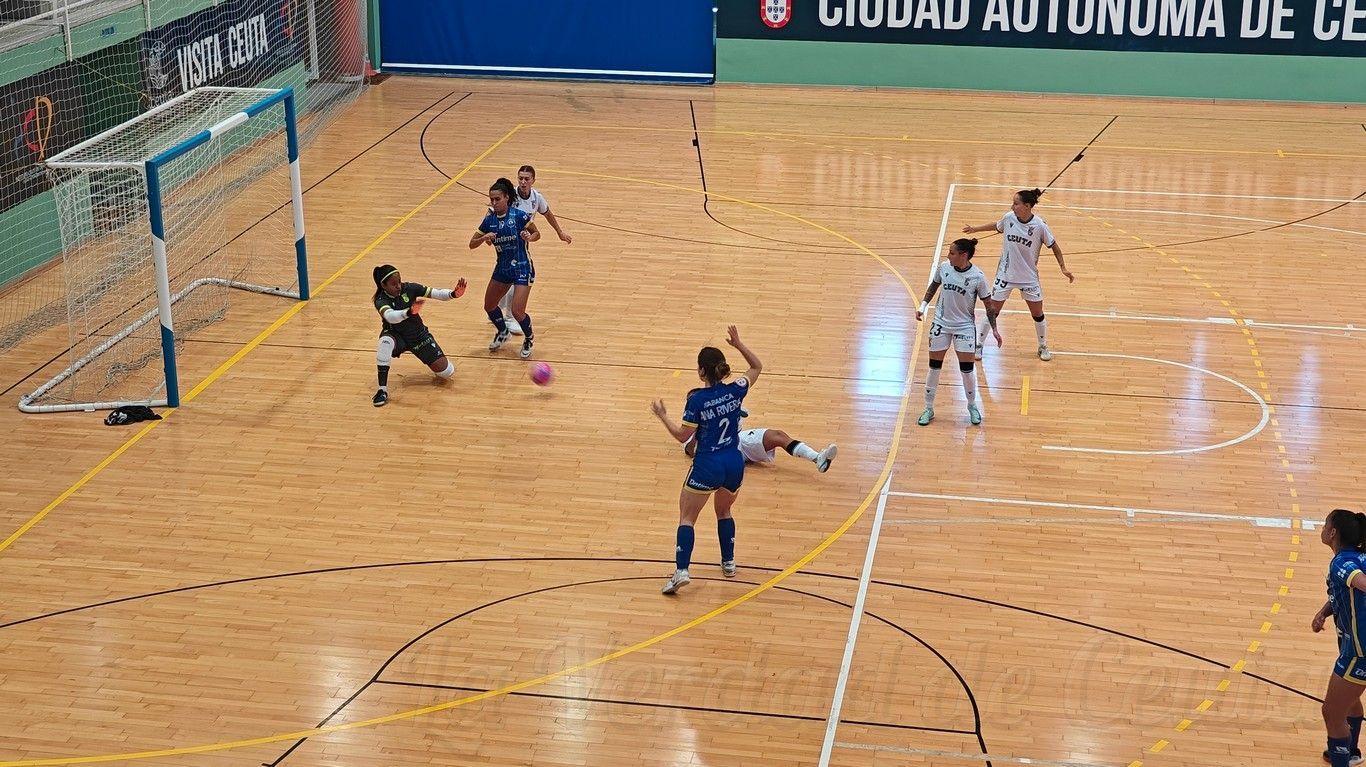 La AD Ceuta Femenina recibe al AE Penya Esplugues en un duelo directo de la Primera División de fútbol sala