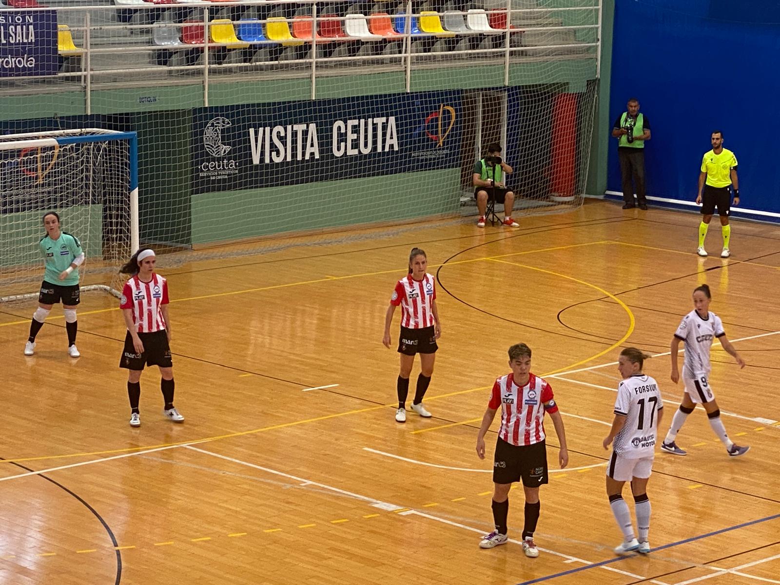 El Ceuta Femenino mide su fortaleza en casa ante el segundo clasificado, Les Corts UBAE