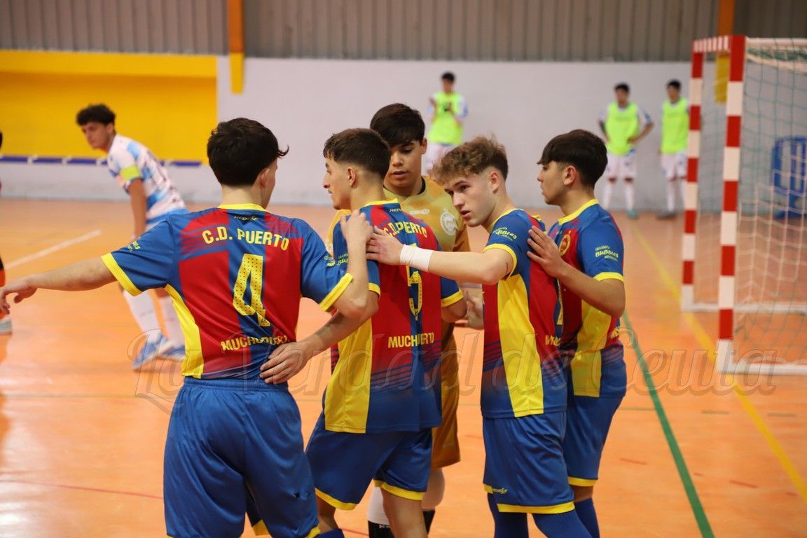 El CD Puerto y el Deportivo Ceutí cierran la temporada con dos compromisos exigentes en División de Honor de fútbol sala