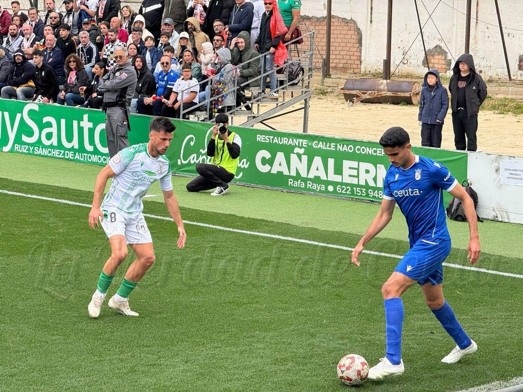 La AD Ceuta no puede con el Atlético Sanluqueño y no aprovecha la ocasión de ponerse líder (0-0)