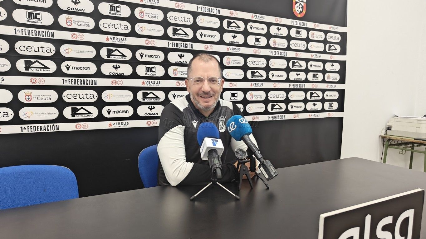 José Juan Romero: “el Ceuta está haciendo algo grande y queremos seguir así”