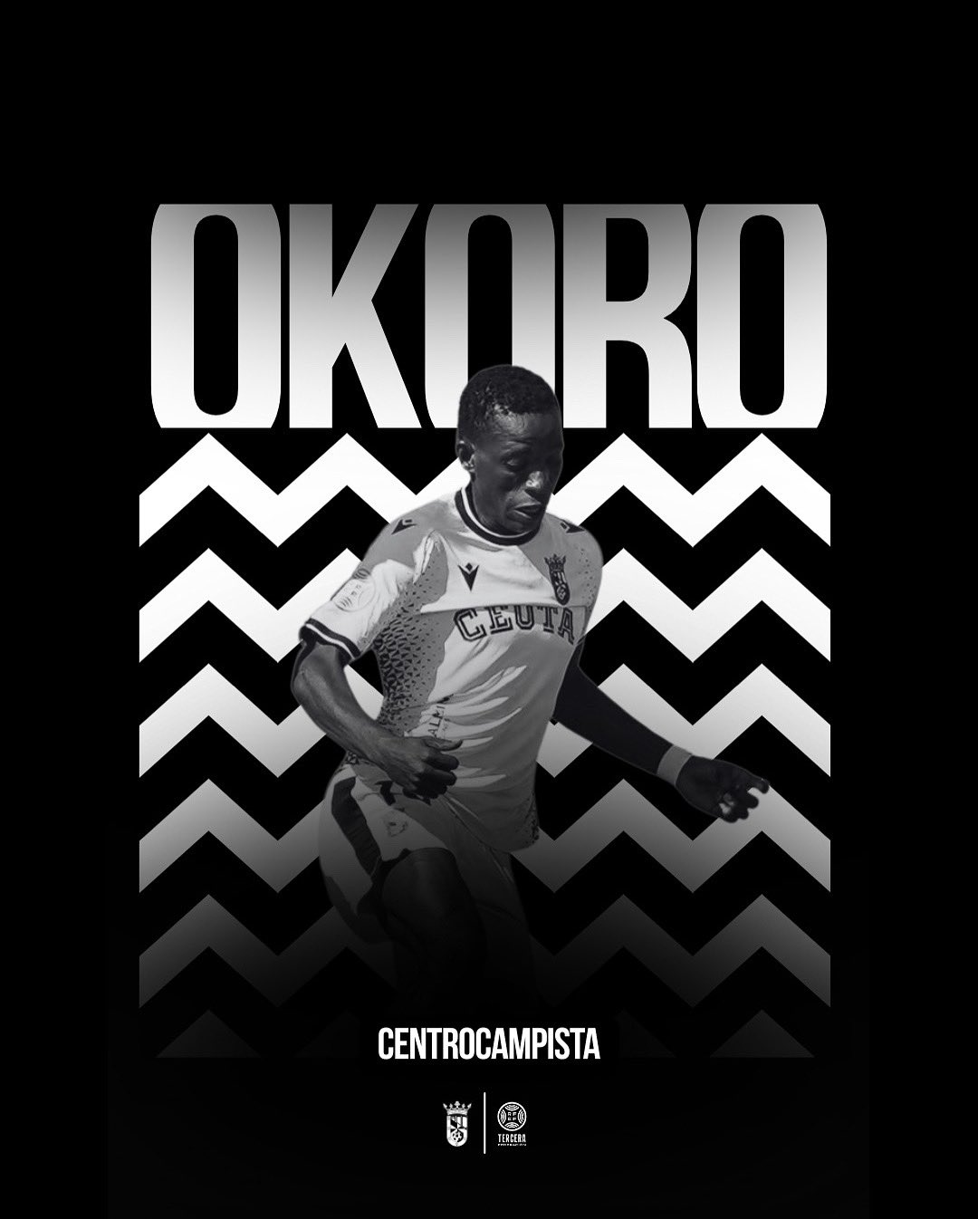 Gabriel Okoro refuerza a la AD Ceuta FC ‘B’ con un contrato de dos temporadas