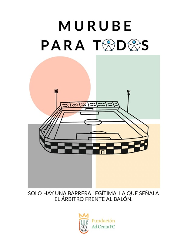 La Fundación AD Ceuta FC lanza “Murube para todos”, un proyecto pionero de inclusión y accesibilidad