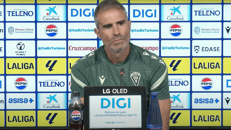 El Cádiz destituye a Gaizka Garitano tras perder siete partidos de ocho