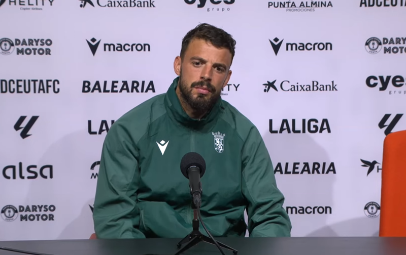 Cristian Rodríguez: “El Ceuta mereció otro resultado y toca seguir trabajando”