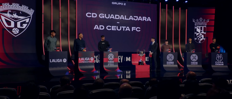 La AD Ceuta FC jugará la segunda ronda de la Copa del Rey ante el CD Guadalajara 