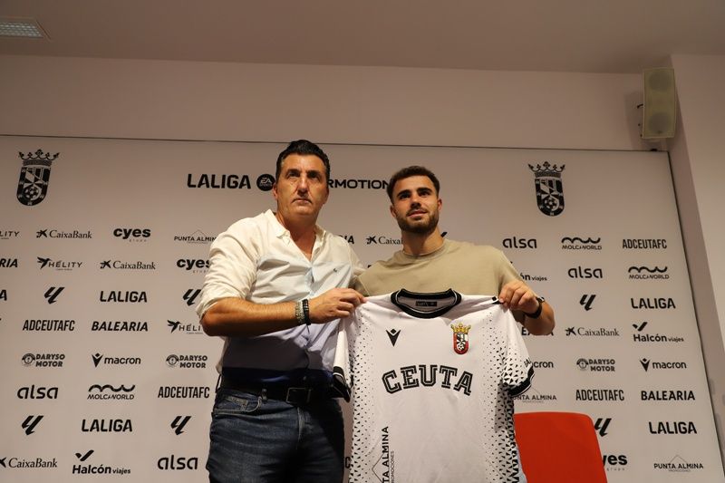 Marcos Fernández, nuevo delantero de la AD Ceuta FC: “Espero cumplir las expectativas y defender la camiseta”