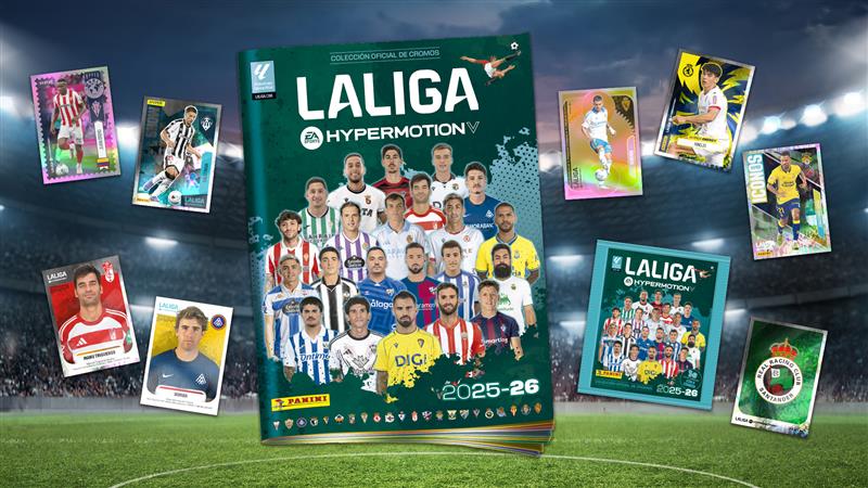 LaLiga y Panini lanzan por segundo año el álbum de LaLiga Hypermotion