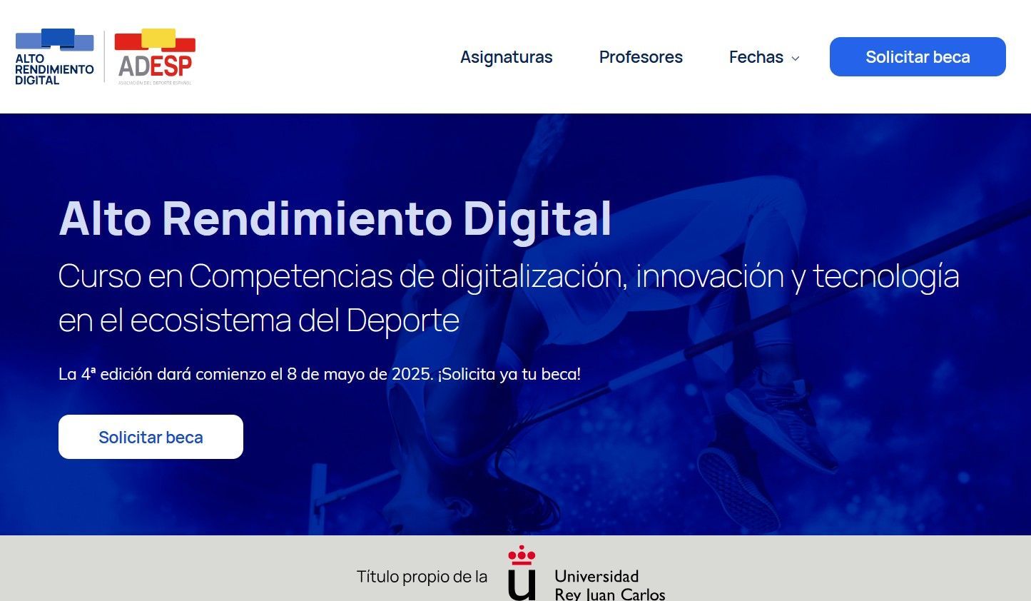 Difusión de becas para impulsar la digitalización, innovación y tecnología a entidades deportivas, clubes y federaciones