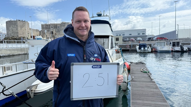131 nadadores completan este año el reto del cruce a nado de las aguas del Estrecho de Gibraltar