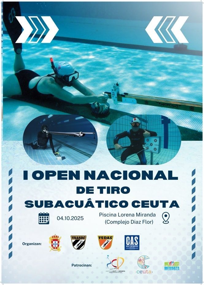 Ceuta celebra el I Open Nacional de Tiro Subacuático en la Semana Náutica Virgen del Pilar 2025