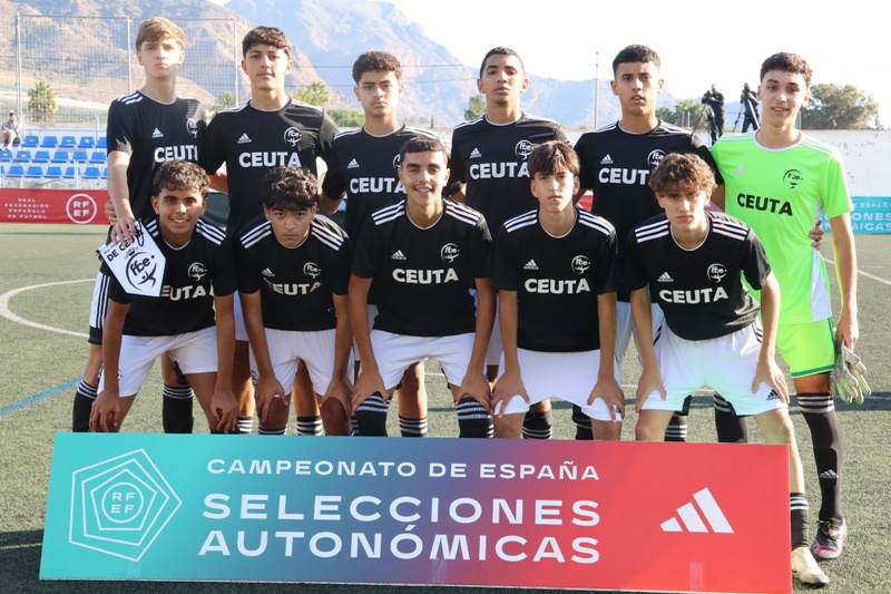 La Sub-16 de Ceuta cae ante La Rioja en la segunda jornada del Campeonato de España (0-3)