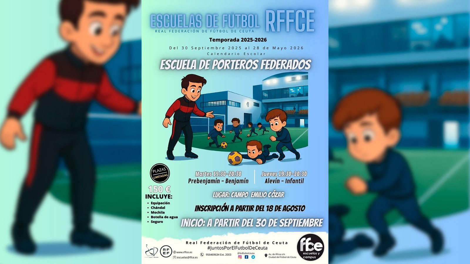 La RFFCE abre las inscripciones de la escuela de porteros federados