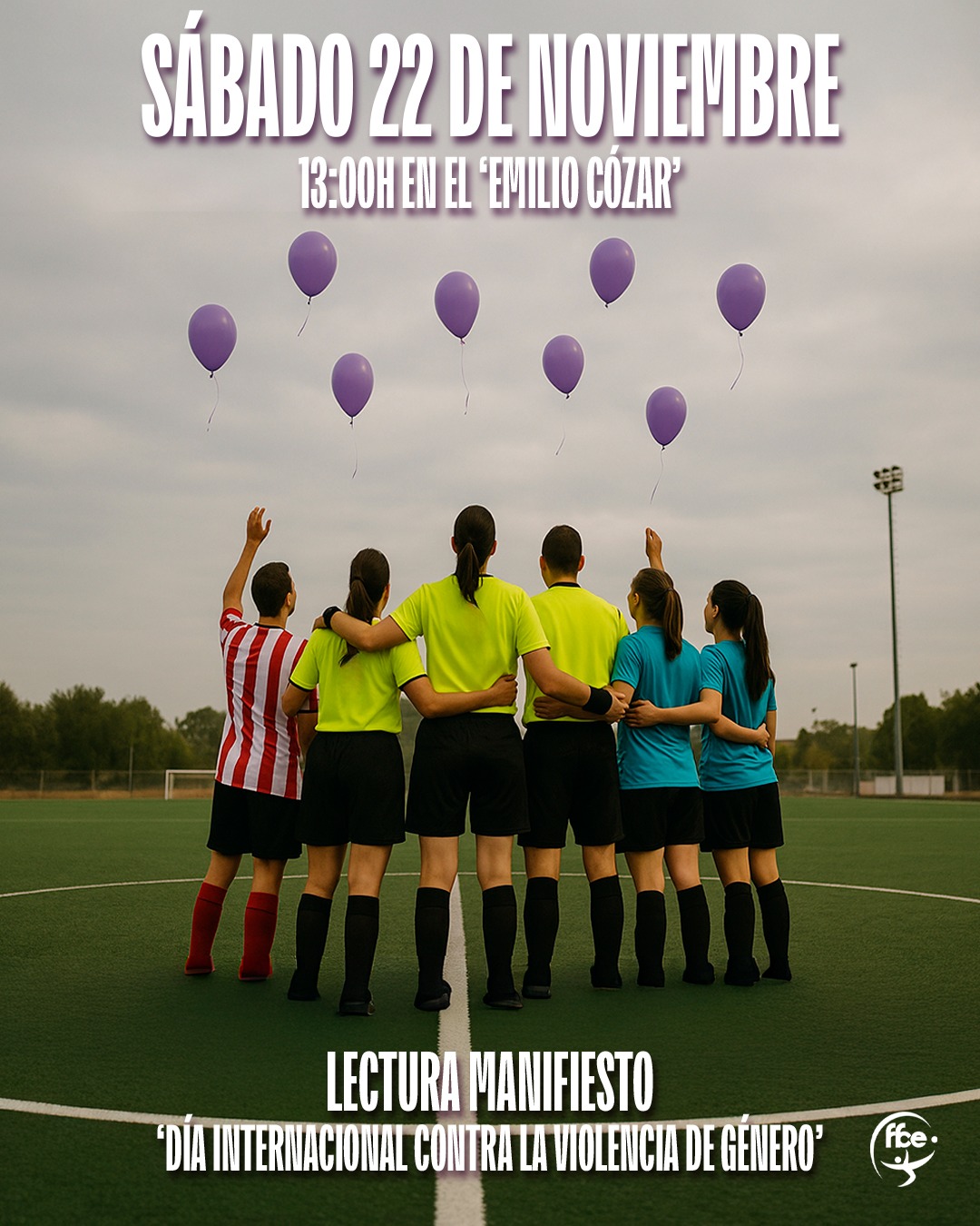 La RFFCE se suma este fin de semana a la lucha contra la violencia de género