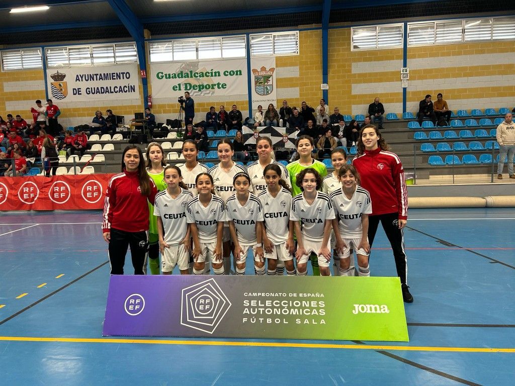 Ceuta arranca con dos derrotas el Nacional sub-12 y sub-14 de fútbol sala femenino