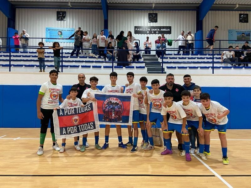 El Puerto Atlético resuelve la Liga Infantil de Fútbol Sala en la jornada inaugural del Play-off por el título