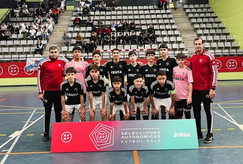 La selección infantil de fútbol sala debuta con derrota ante Galicia 