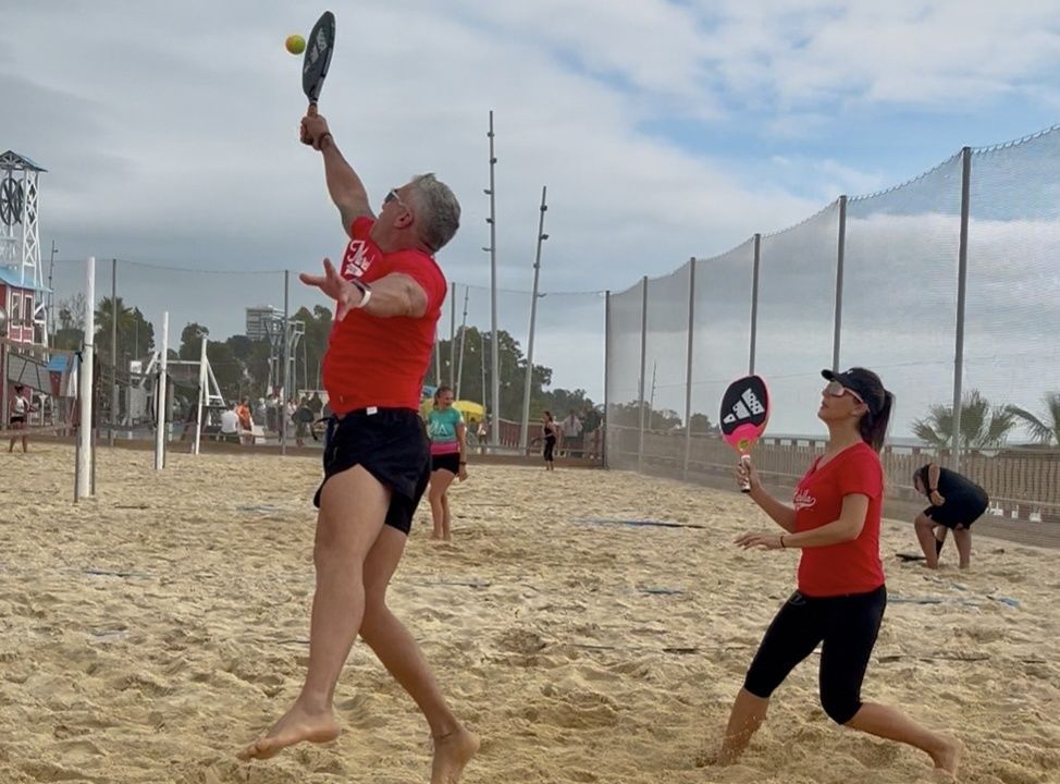 La pareja ceutí de Beach Tennis, subcampeona en Marbella