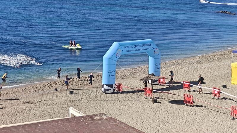 El XX Acuatlón de Ceuta reunirá el domingo a 47 participantes en tres competiciones