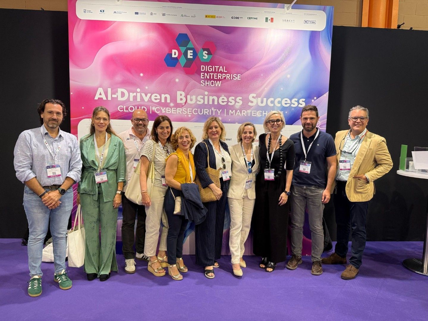 El IES Almina presente en el Digital Entreprise Show 2025 de Málaga