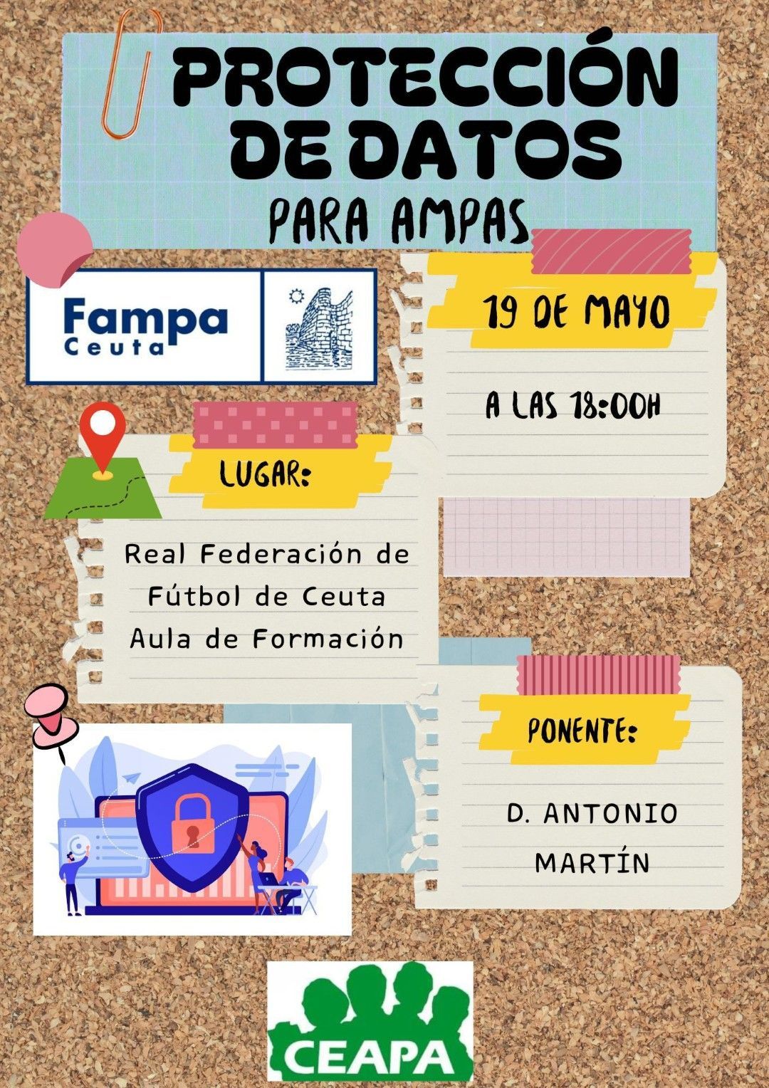La FAMPA-Ceuta organiza un taller de protección de datos