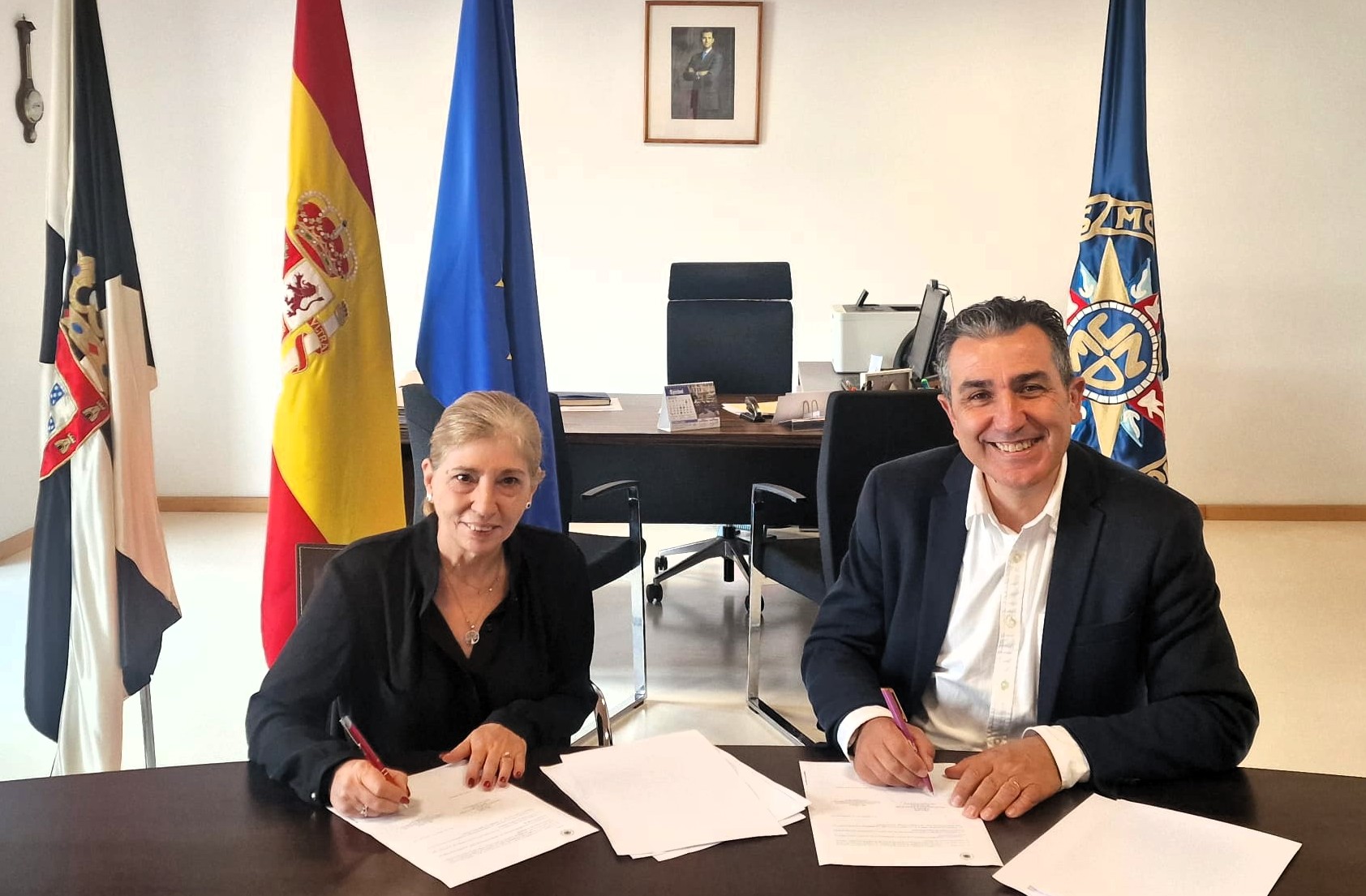 UNED Ceuta y COCEMFE firman un convenio para prácticas académicas del alumnado