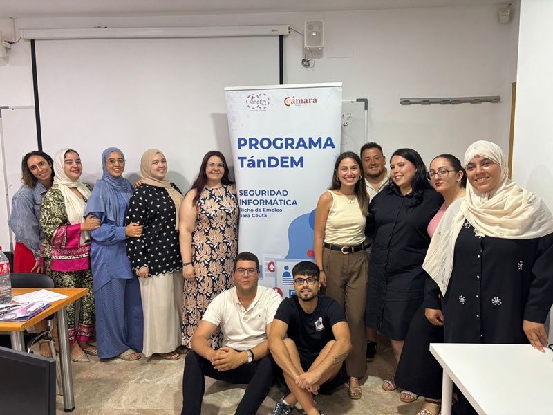 Finaliza el programa tándem “Seguridad informática: nicho de empleo para Ceuta”
