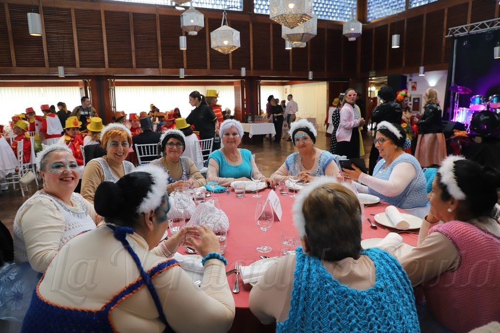 Nuestros mayores se divierten en su tradicional Fiesta de Carnaval