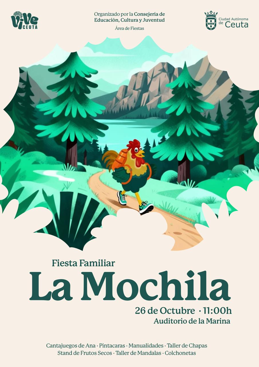 Organizada una Fiesta Familiar para el próximo 26 de octubre por La Mochila