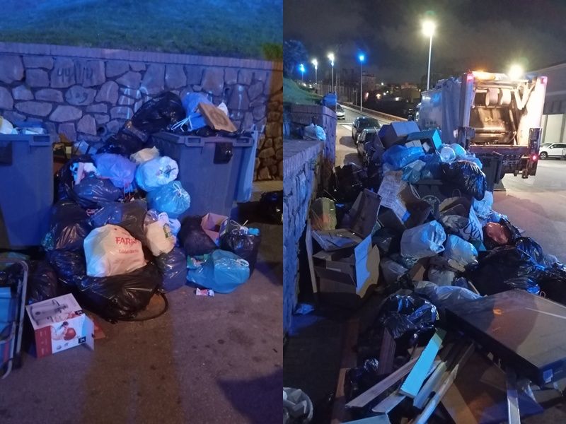 El sindicato SITA denuncia la falta de contenedores en Villajovita 
