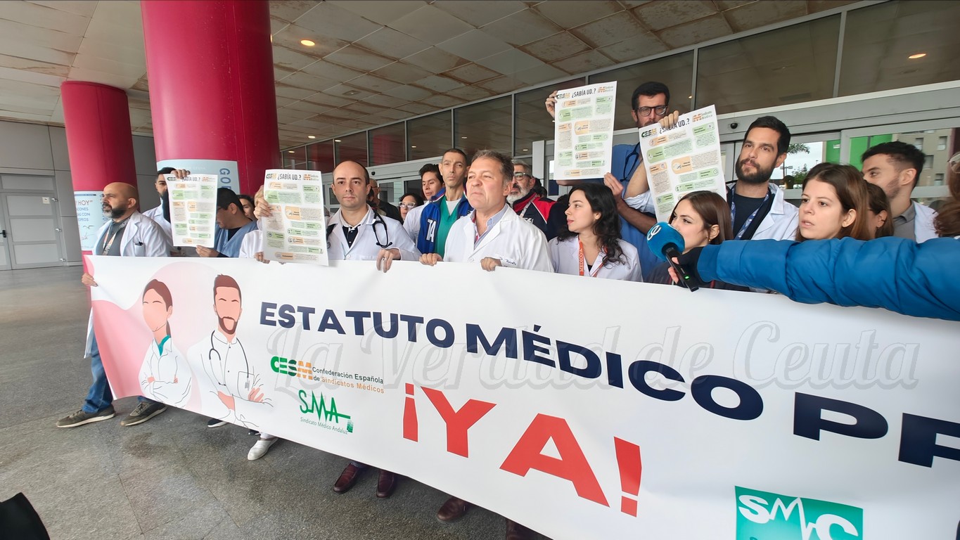 El Sindicato Médico de Ceuta condena que la dirección del Hospital cierre la puerta a los representantes sindicales médicos en plena huelga