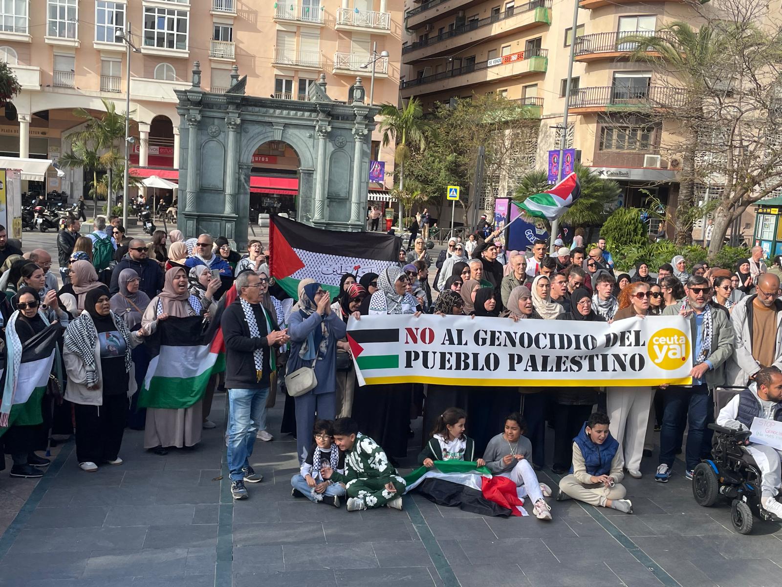 Ceuta Ya! se moviliza en apoyo al pueblo palestino