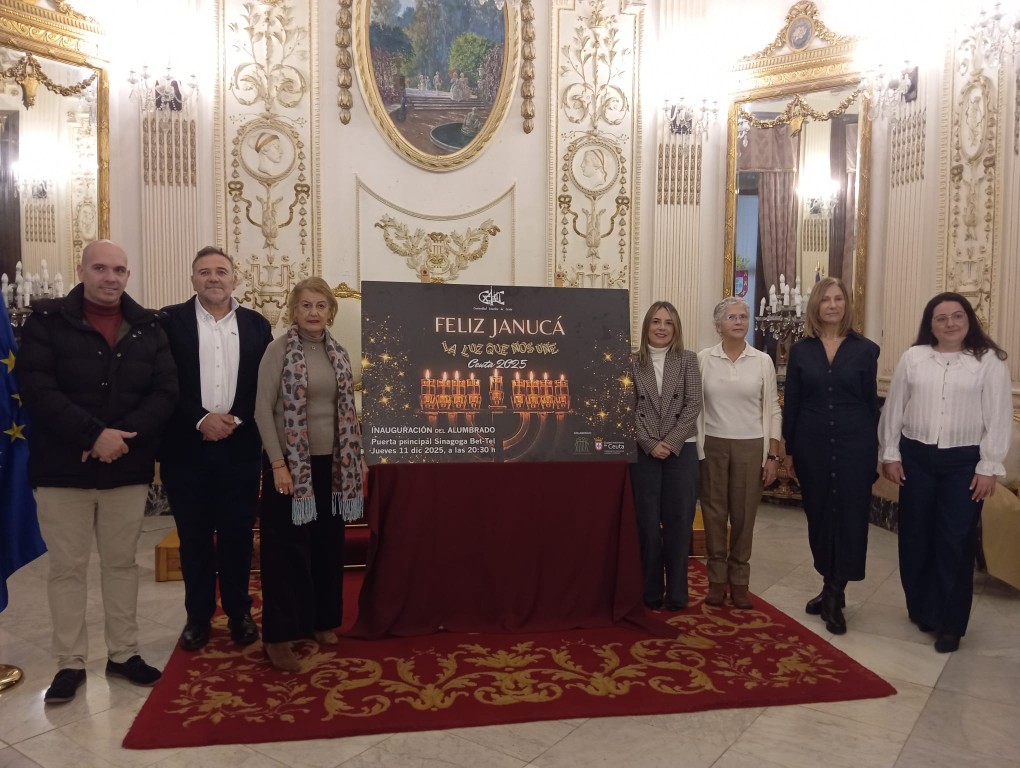 Presentado el cartel anunciador de la festividad hebrea de Janucá