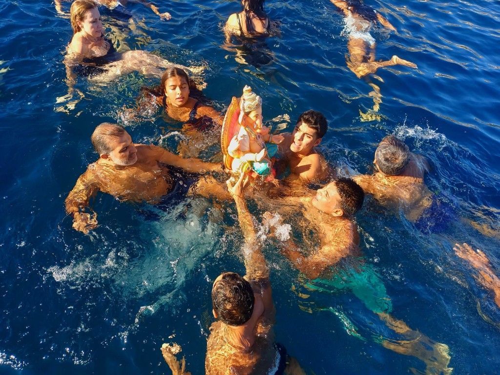 Ganesha Visarjan: la inmersión de la deidad en el mar