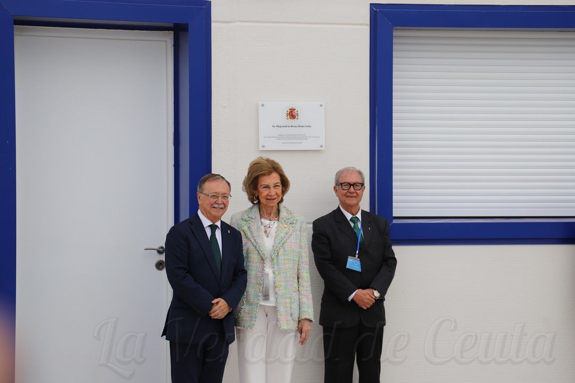 Su Majestad la Reina Doña Sofía inaugura las nuevas instalaciones de la Asociación Banco de Alimentos de Ceuta