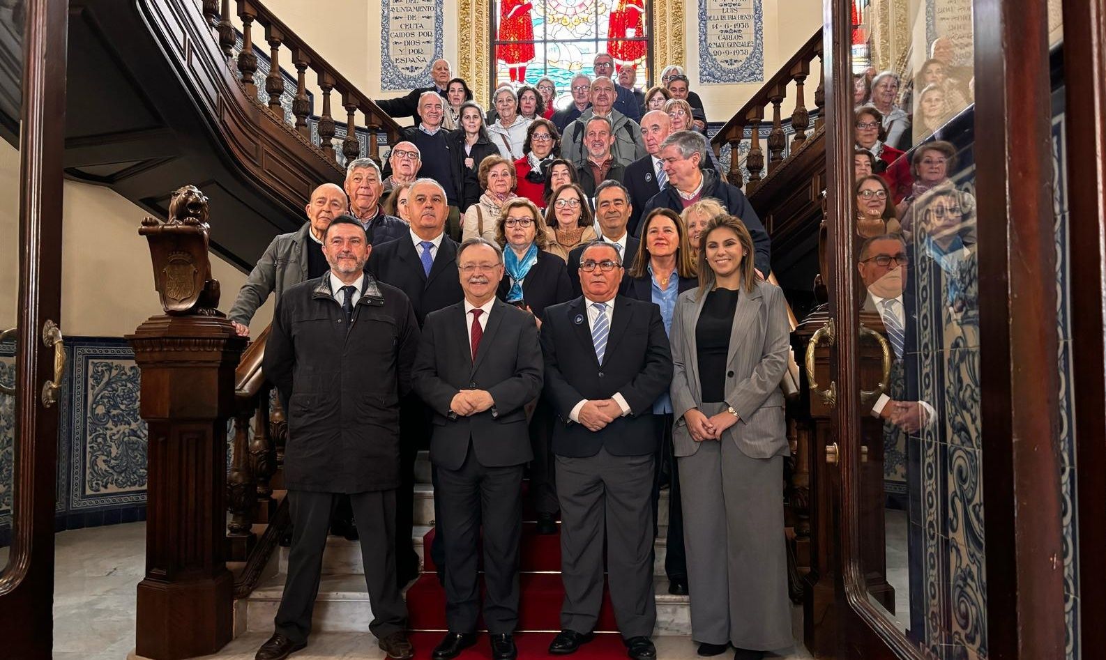 Vivas resalta la estrecha relación de Ceuta y el Ejérctio en su recepción a los Veteranos de Intendencia