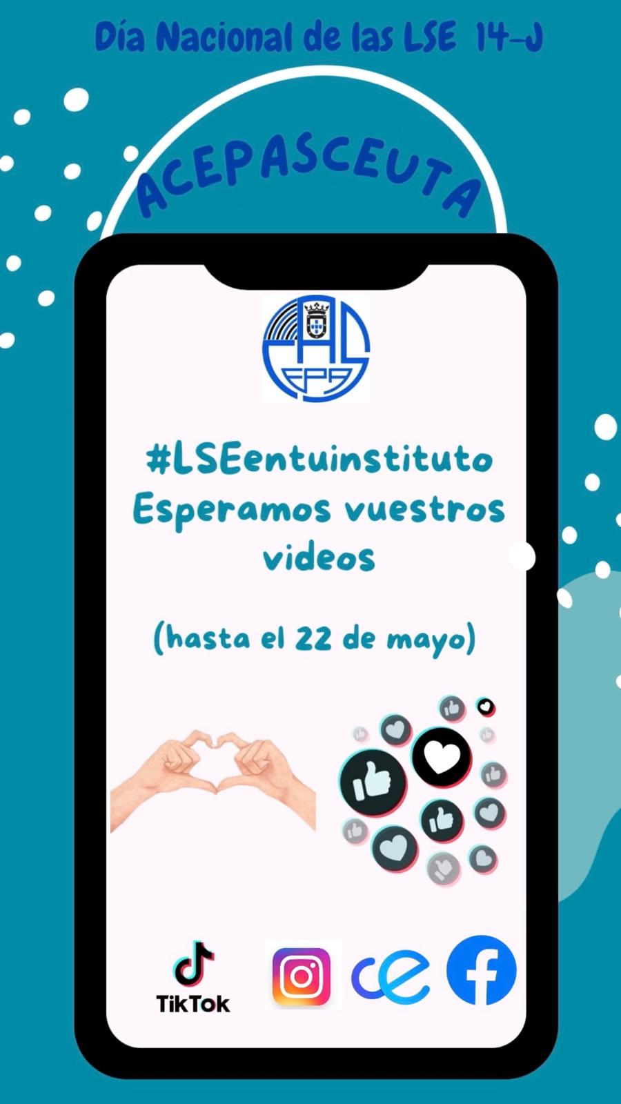 ACEPAS impulsa el concurso “LSE en tu instituto” para promover la lengua de signos entre estudiantes de Ceuta
