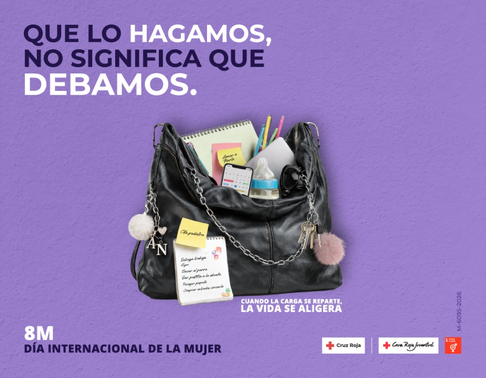 Cruz Roja destaca que la brecha de cuidados persiste ya que el 83% de las personas que asumen esta responsabilidad son mujeres
