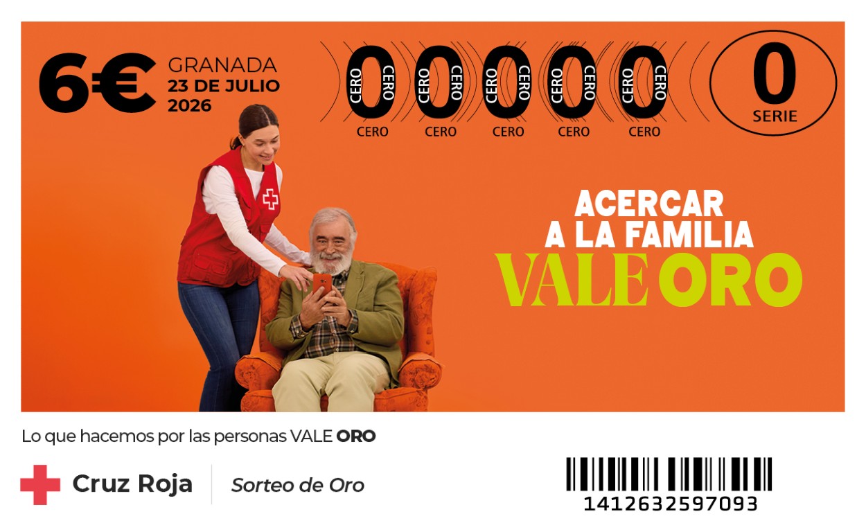El Sorteo de Oro de Cruz Roja amplía sus premios y repartirá más de 7 millones de euros