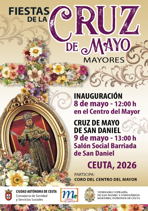 El Centro del Mayor inaugura mañana su Cruz de Mayo