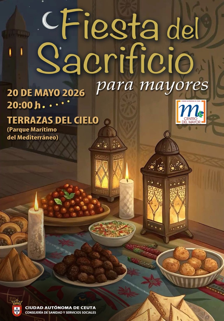 El Centro del Mayor celebrará la Fiesta del Sacrificio el próximo 20 de mayo en el Parque Marítimo