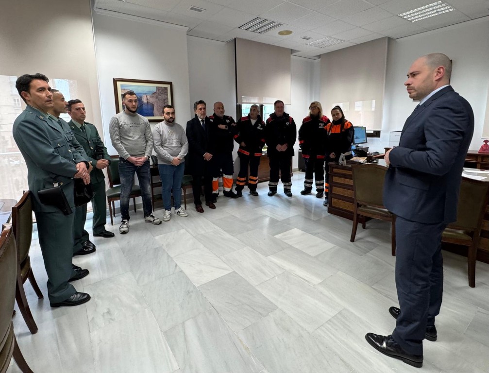 Reunion Guardia Civil y 061 1