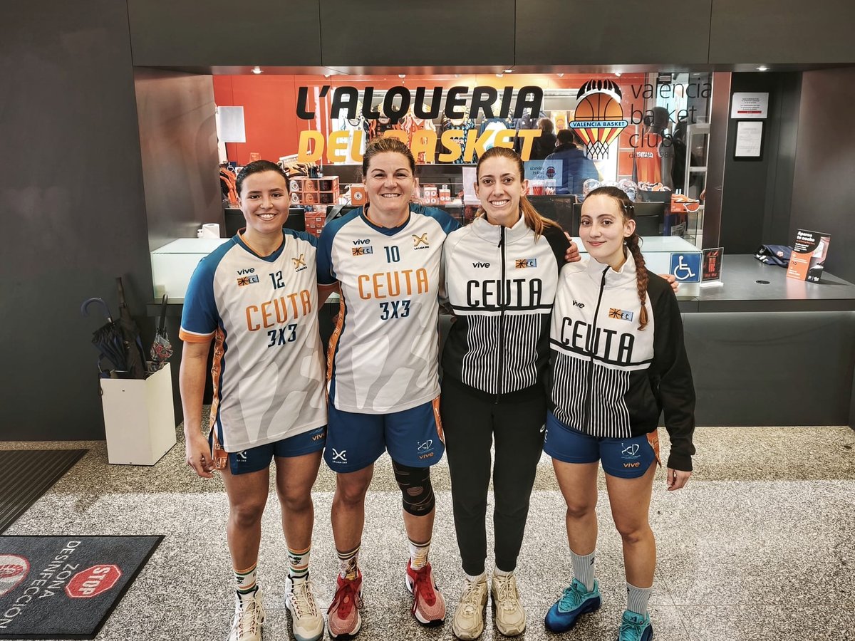 Ceuta compite desde este viernes en la Copa de España femenina de baloncesto 3x3
