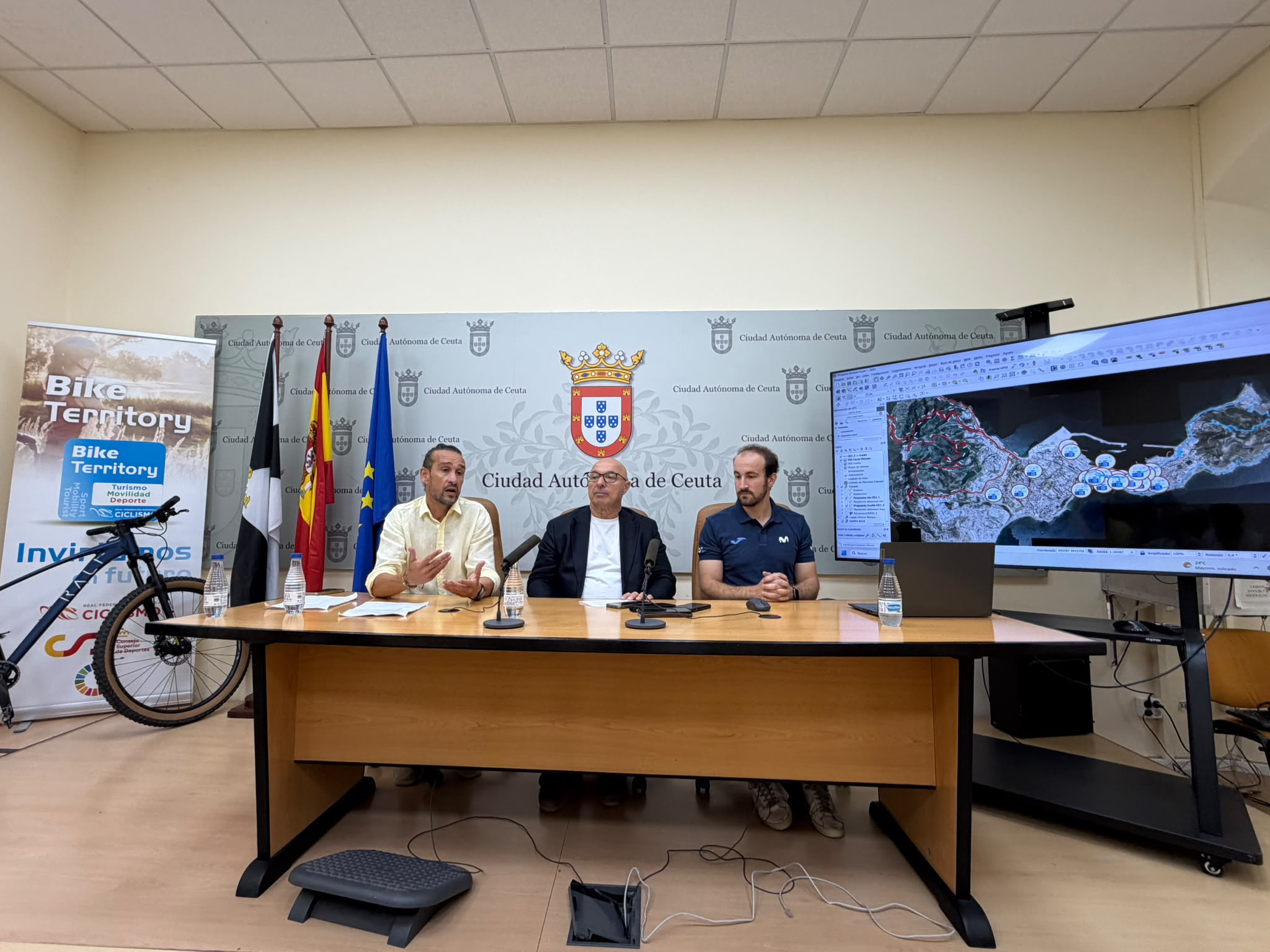 Ceuta se incorporará a la red nacional Bike Territory para impulsar el cicloturismo